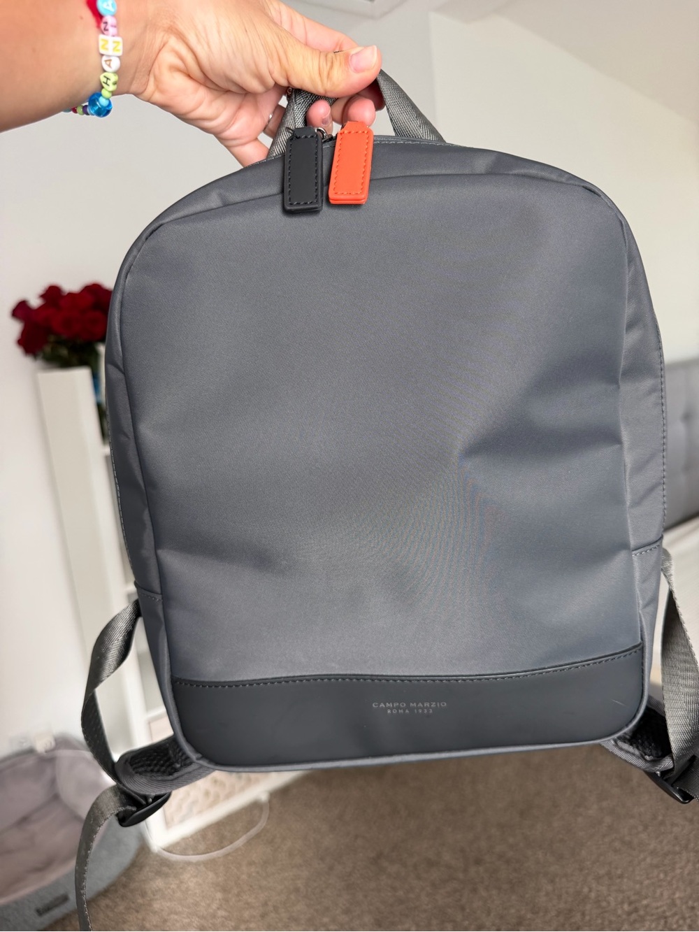 Campo Marzio Roma 1933 Backpack – Gray Laptop Backpack